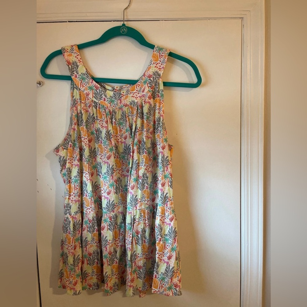 Floral Sleeveless Top